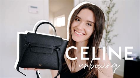 celine unboxing|CELINE UNBOXING Celine Nano Belt Bag .